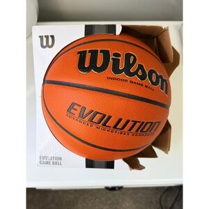 Wilson Evolution Basketball Size 7 29.5 Indoor Game Ball Orange NWT - READ